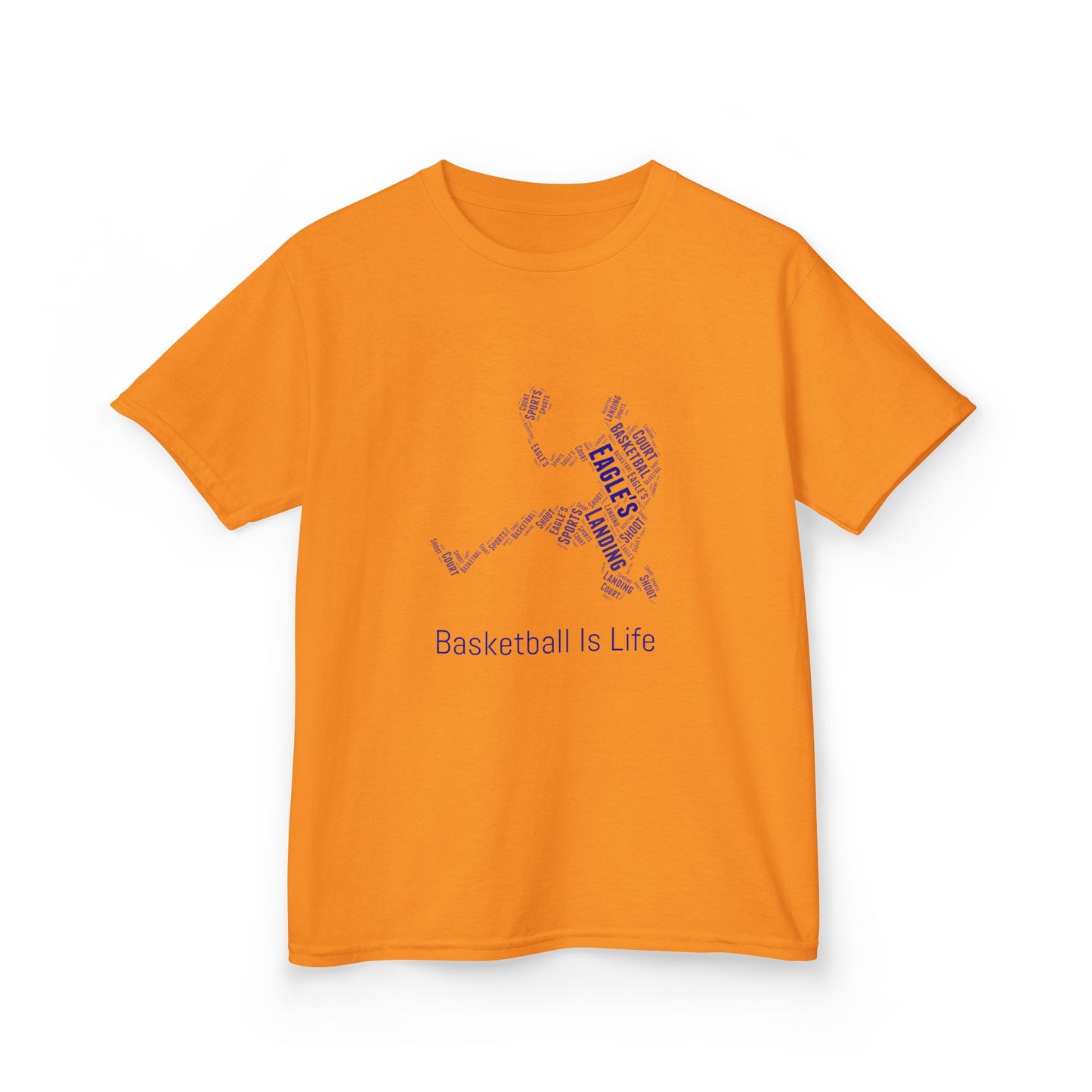 YOUTH Basketball Word Art Tee – Perfect Sports Shirt for Young Athletes