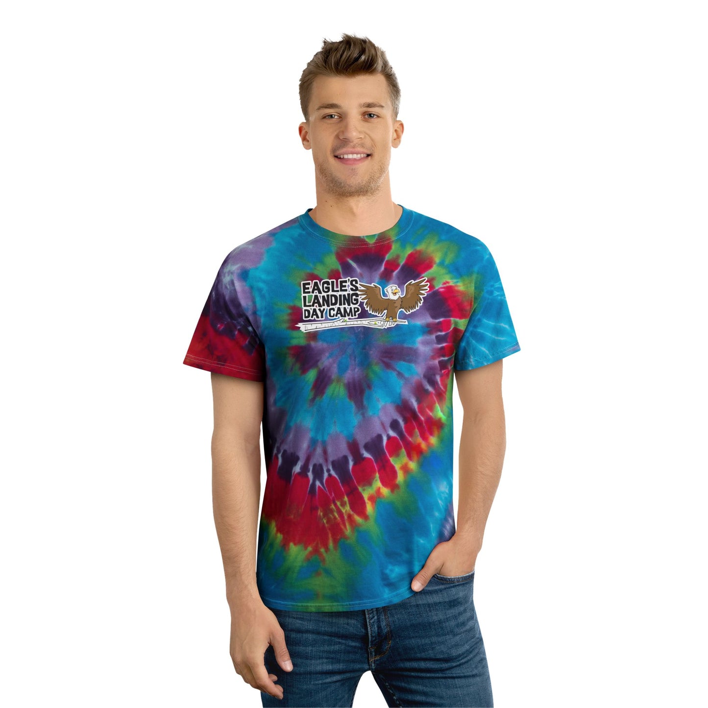 STAFF Tie-Dye Tee, Spiral