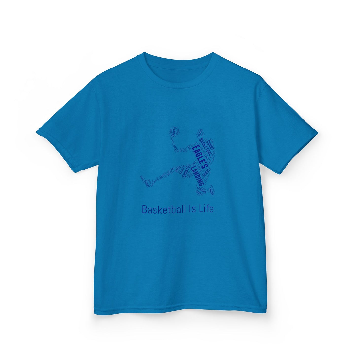 YOUTH Basketball Word Art Tee – Perfect Sports Shirt for Young Athletes