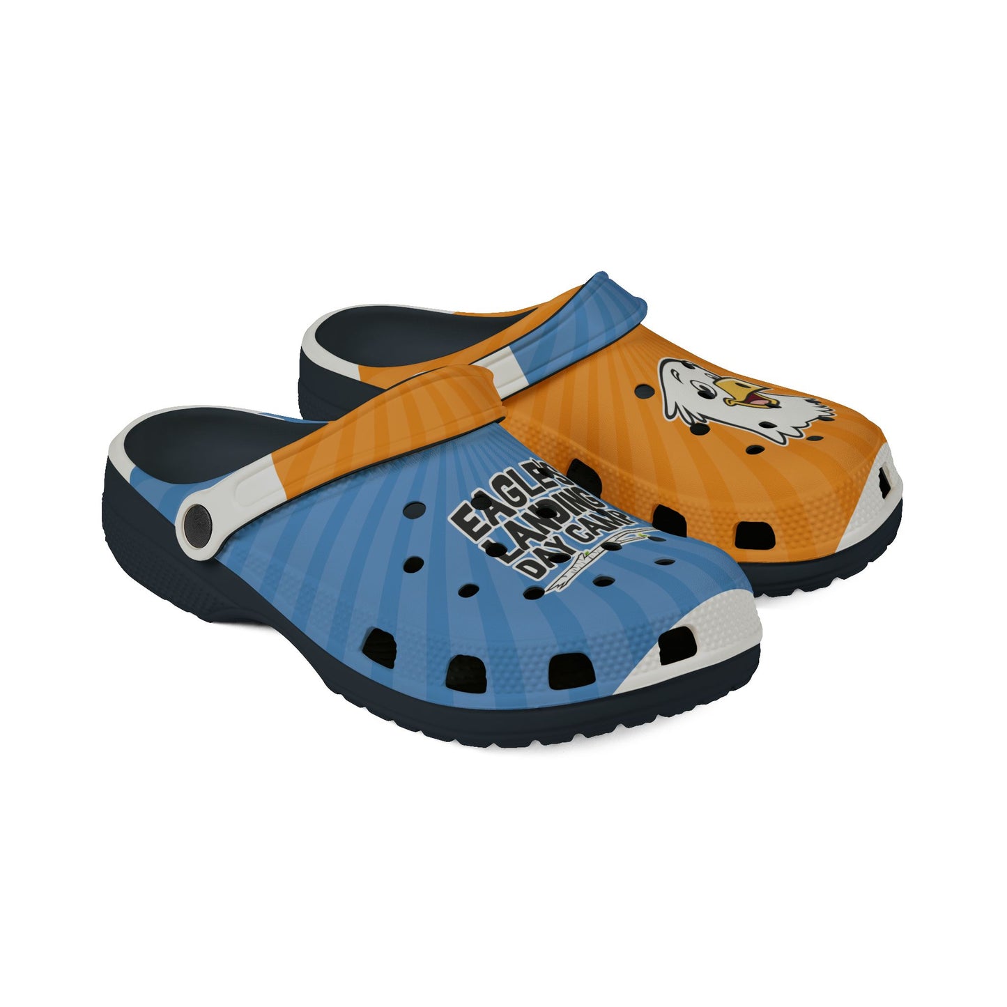Colorful EVA Foam Rubber Shoes - Fun Eagle Design!