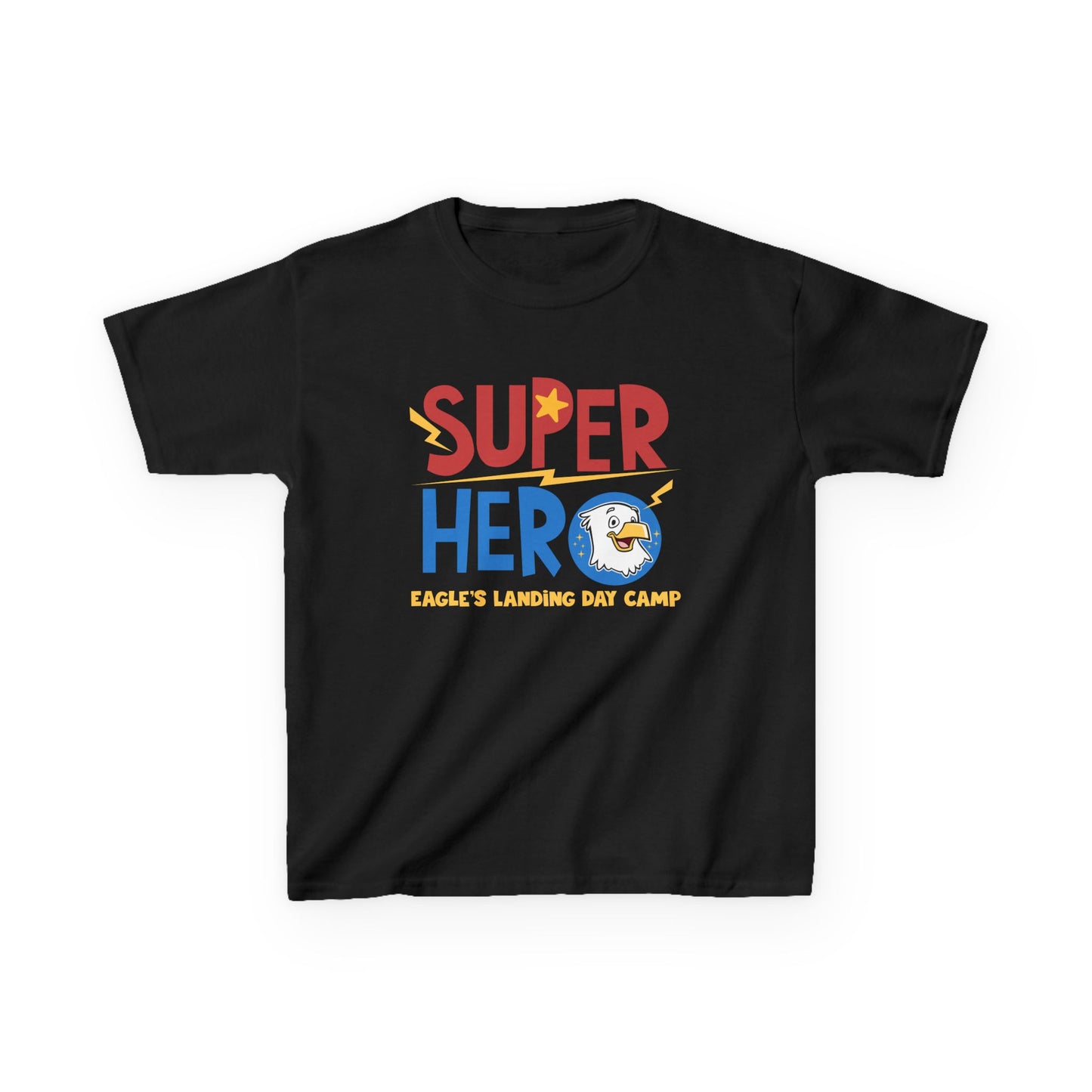 Super Hero Kids Heavy Cotton™ Tee - Eagle's Landing Day Camp