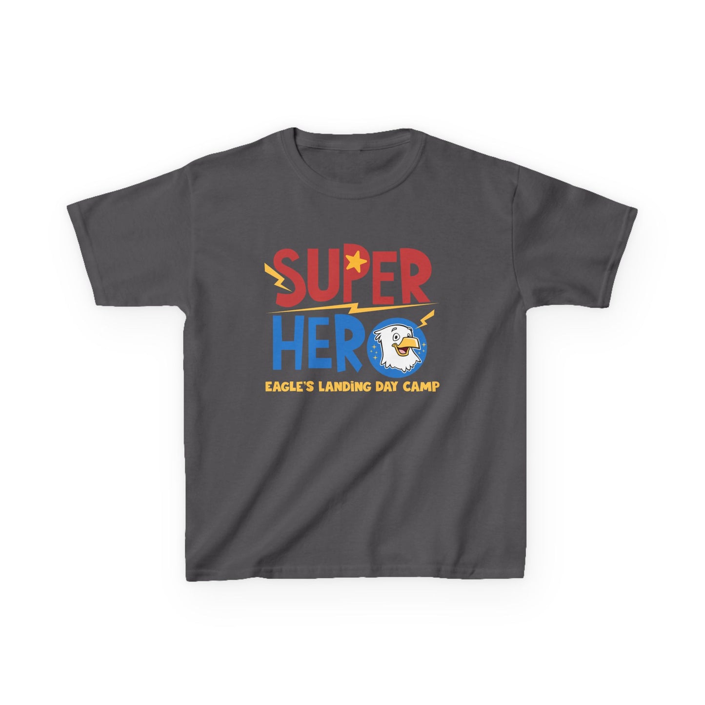 Super Hero Kids Heavy Cotton™ Tee - Eagle's Landing Day Camp