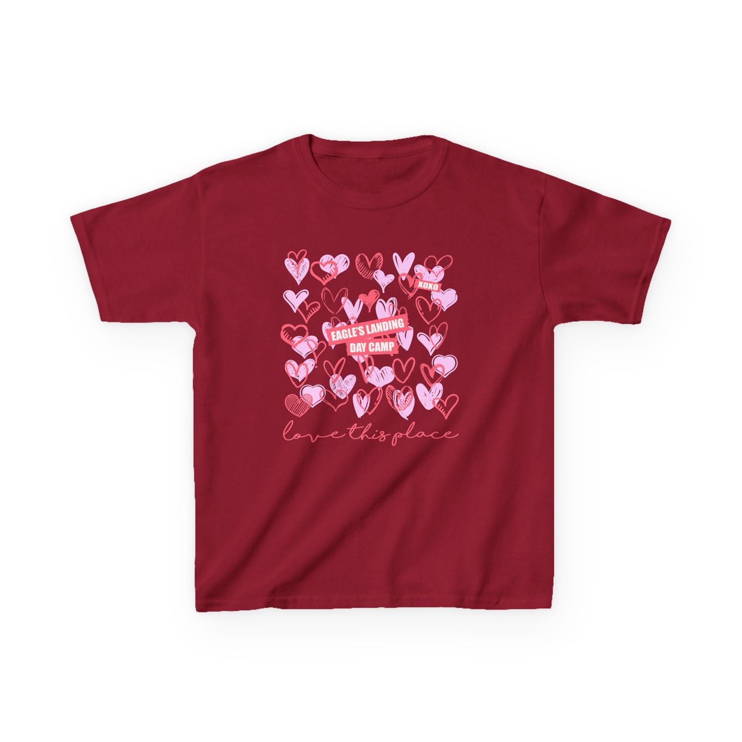 Heartfelt Kids Heavy Cotton Tee - Love This Place Design