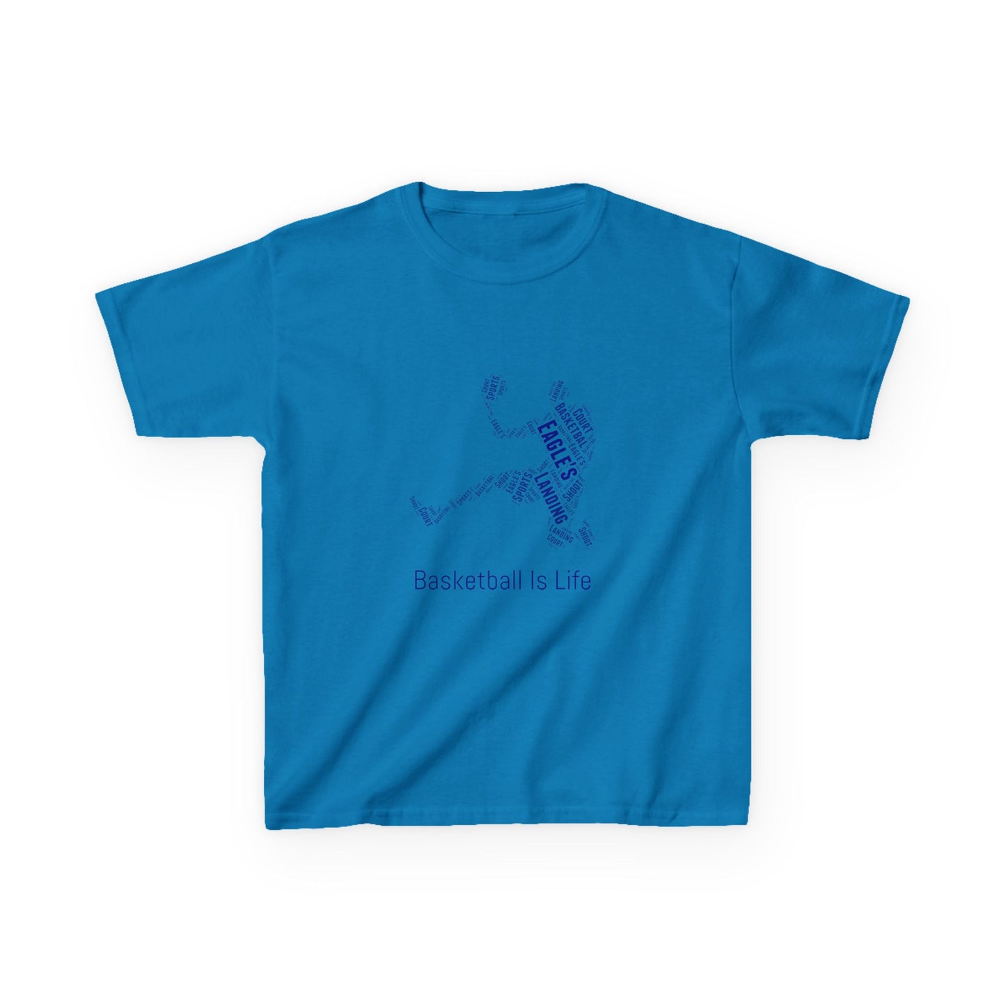 YOUTH Basketball Word Art Tee – Perfect Sports Shirt for Young Athletes