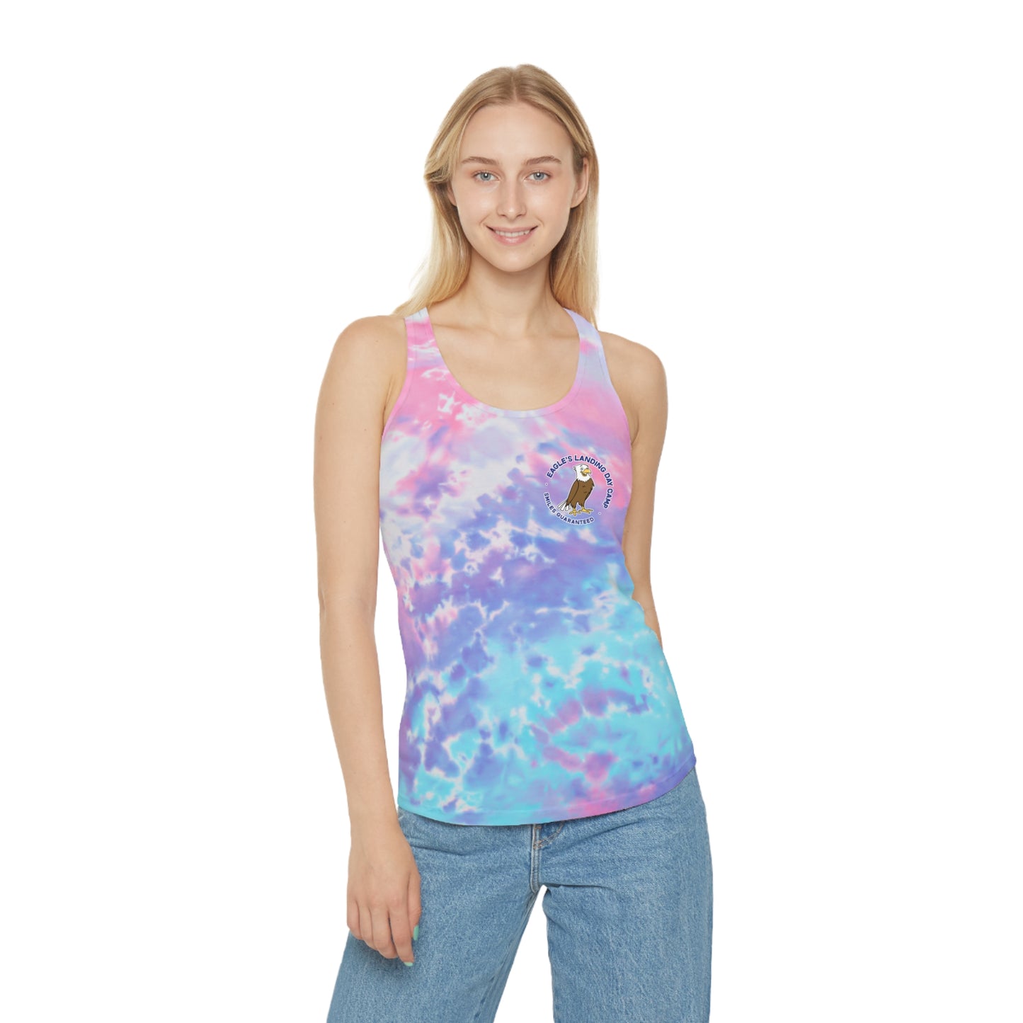 Custom Tie Dye Racerback Tank Top - Parent Edition