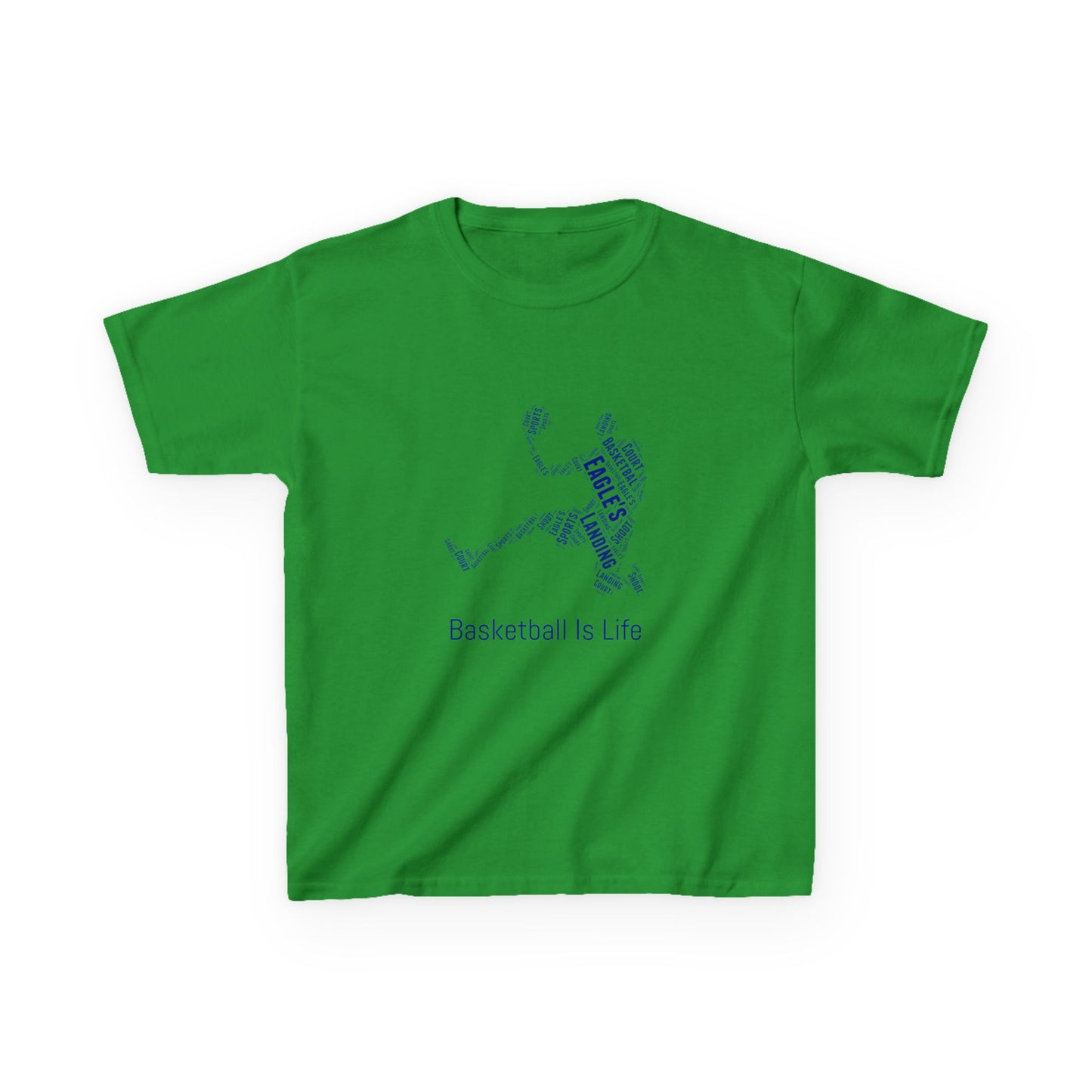 YOUTH Basketball Word Art Tee – Perfect Sports Shirt for Young Athletes