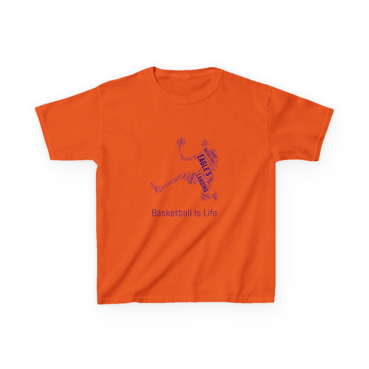 YOUTH Basketball Word Art Tee – Perfect Sports Shirt for Young Athletes