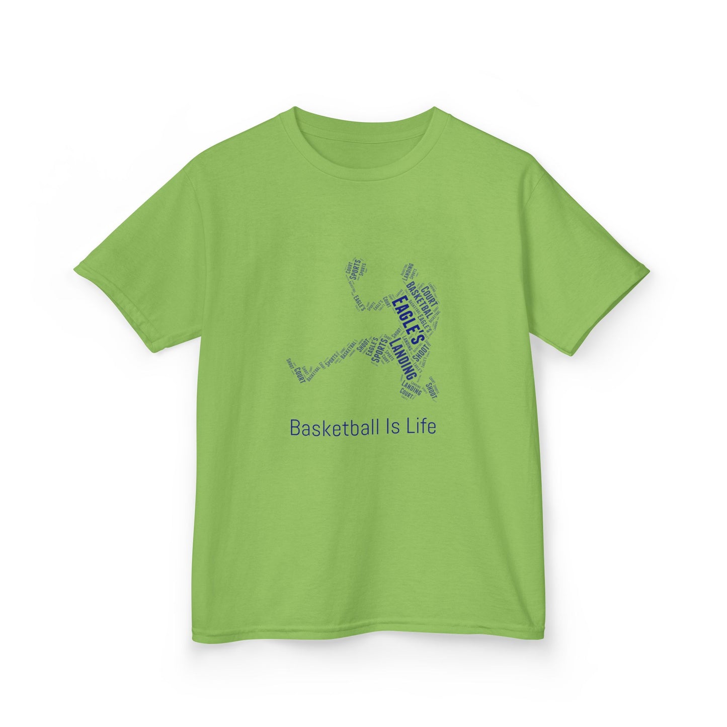 YOUTH Basketball Word Art Tee – Perfect Sports Shirt for Young Athletes