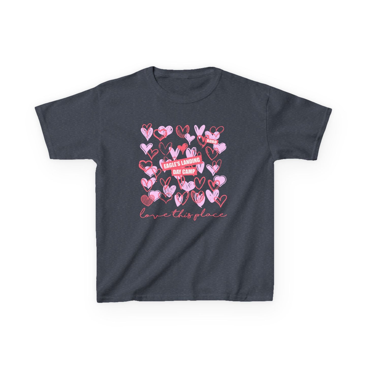 Heartfelt Kids Heavy Cotton Tee - Love This Place Design