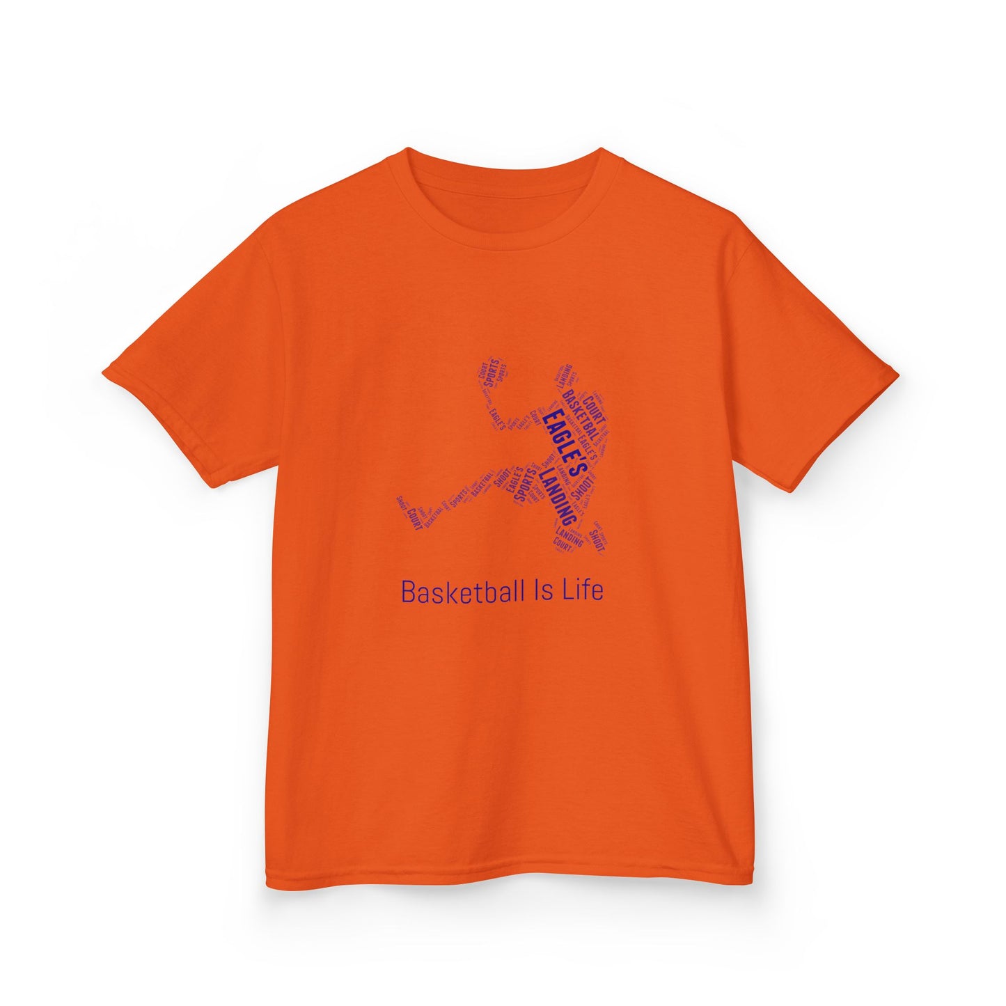 YOUTH Basketball Word Art Tee – Perfect Sports Shirt for Young Athletes