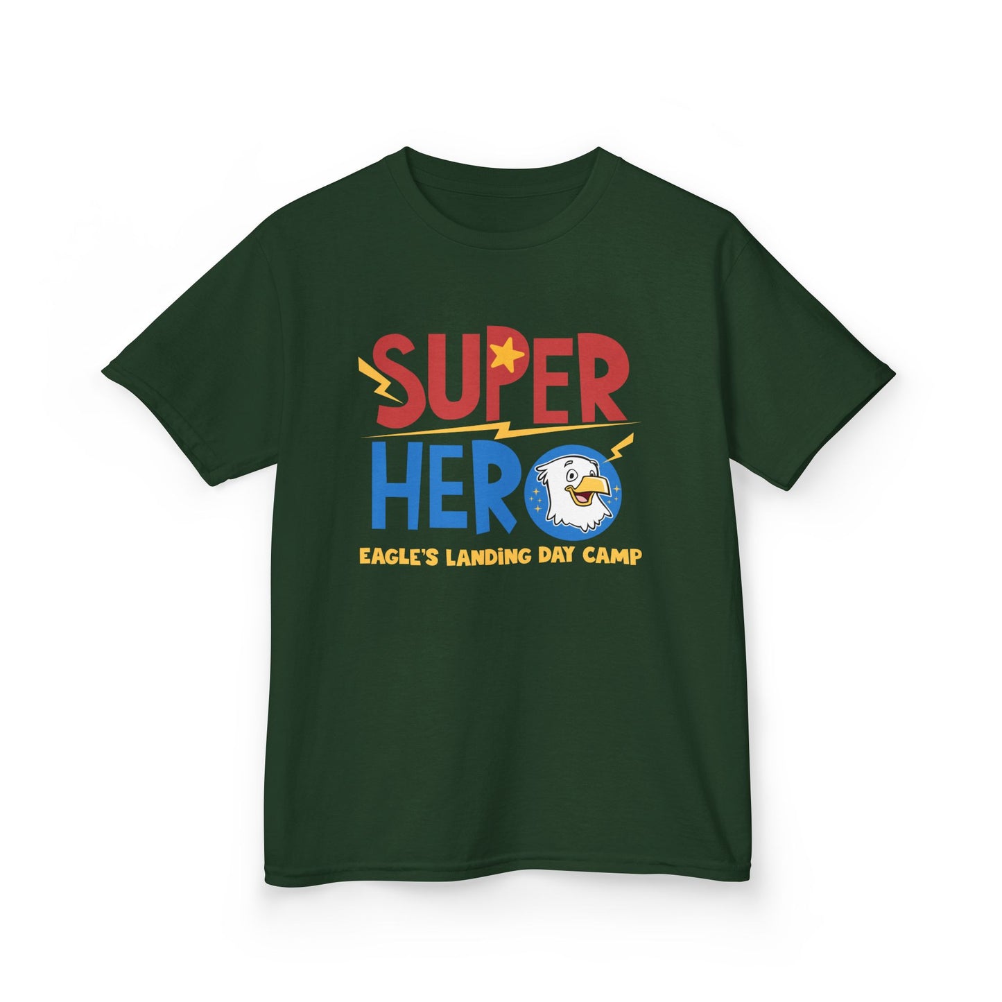 Super Hero Kids Heavy Cotton™ Tee - Eagle's Landing Day Camp