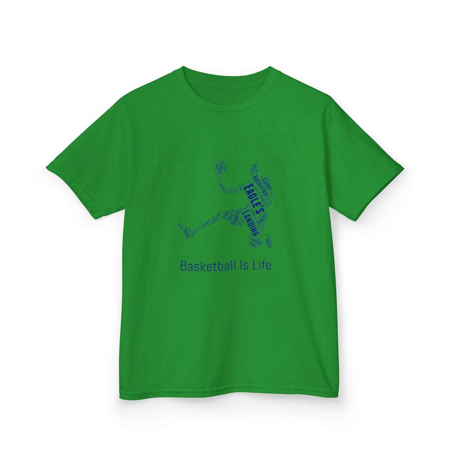 YOUTH Basketball Word Art Tee – Perfect Sports Shirt for Young Athletes