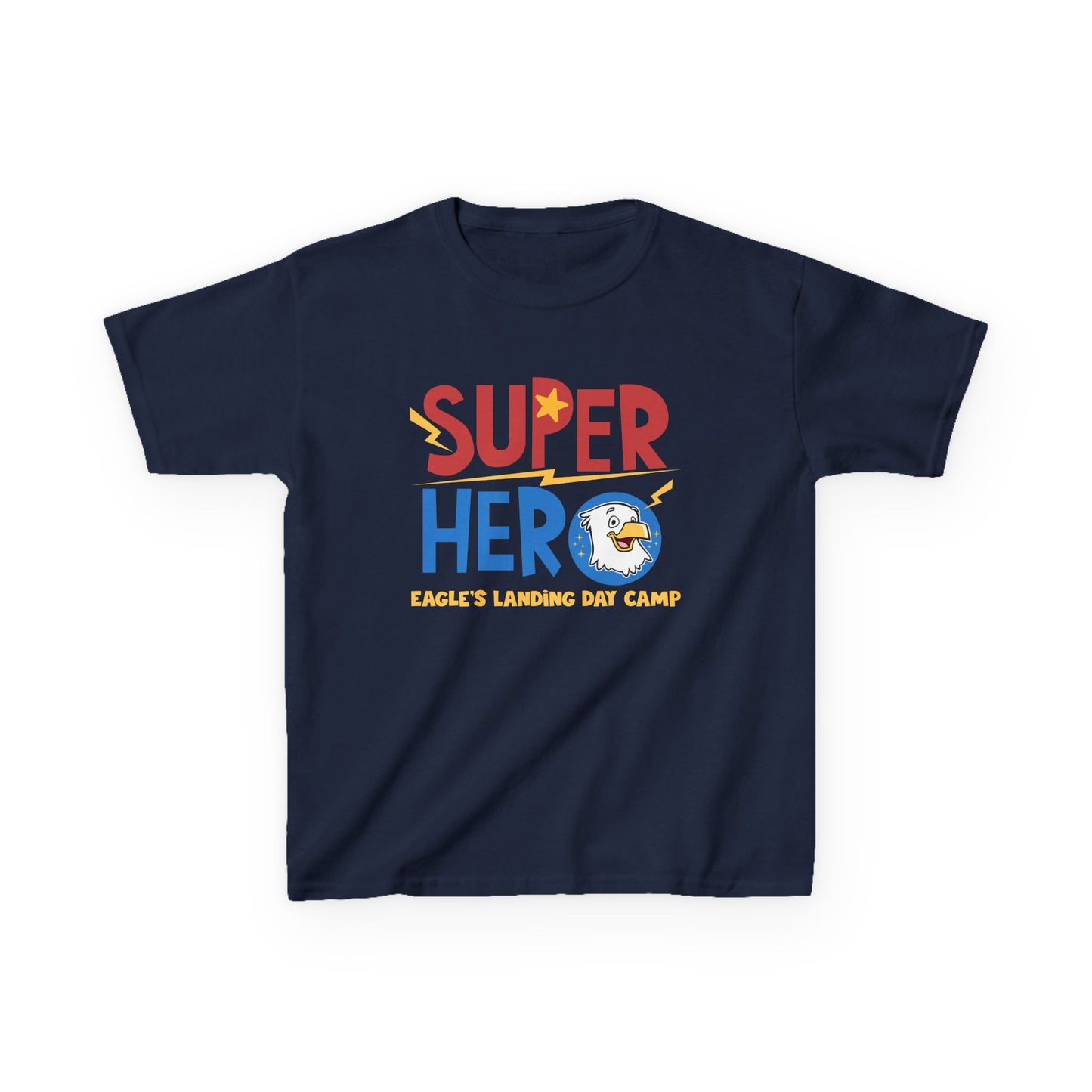 Super Hero Kids Heavy Cotton™ Tee - Eagle's Landing Day Camp