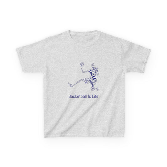 YOUTH Basketball Word Art Tee – Perfect Sports Shirt for Young Athletes