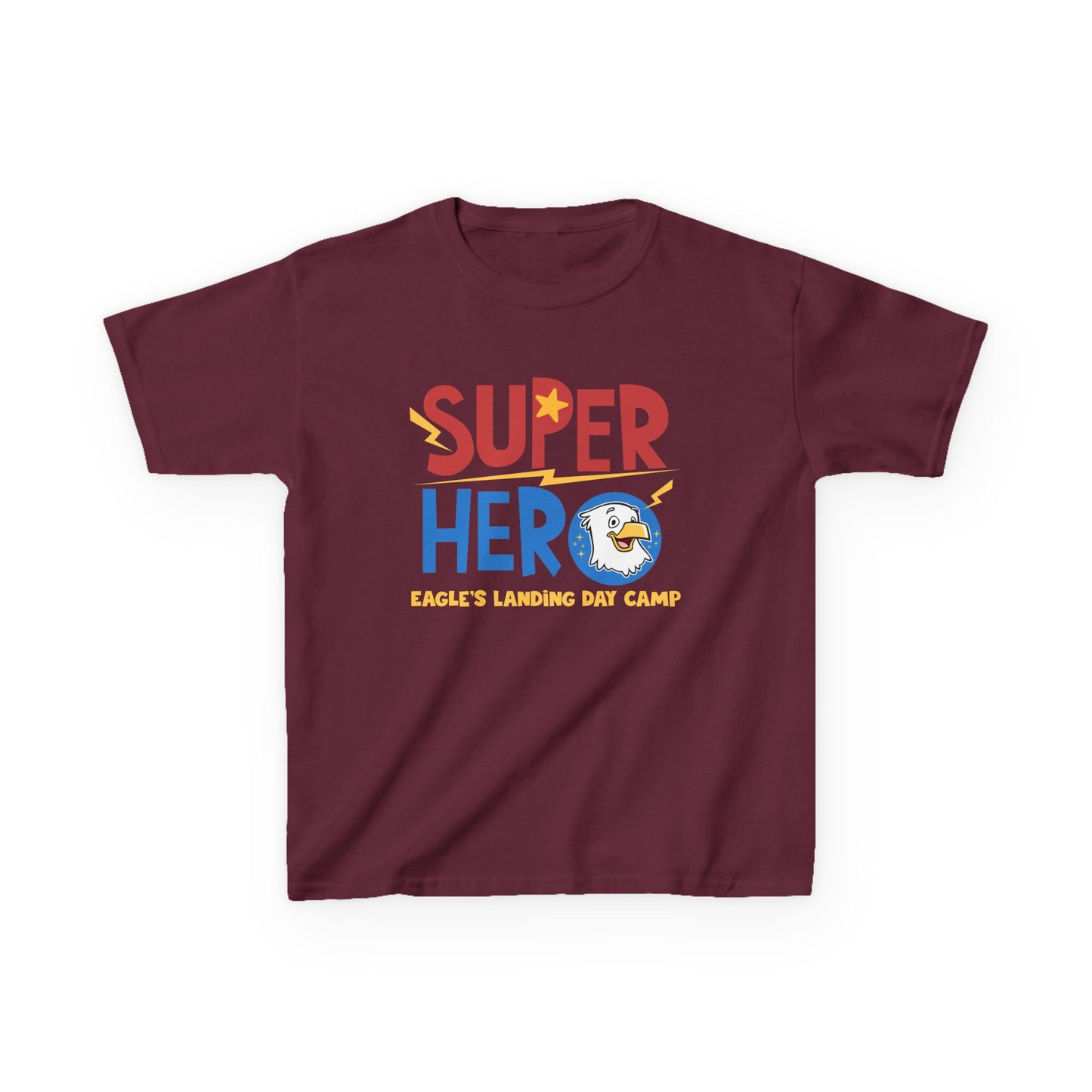 Super Hero Kids Heavy Cotton™ Tee - Eagle's Landing Day Camp