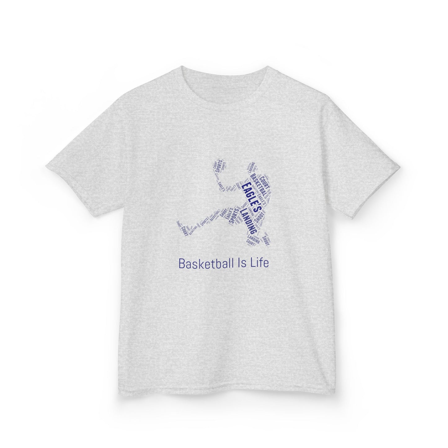 YOUTH Basketball Word Art Tee – Perfect Sports Shirt for Young Athletes