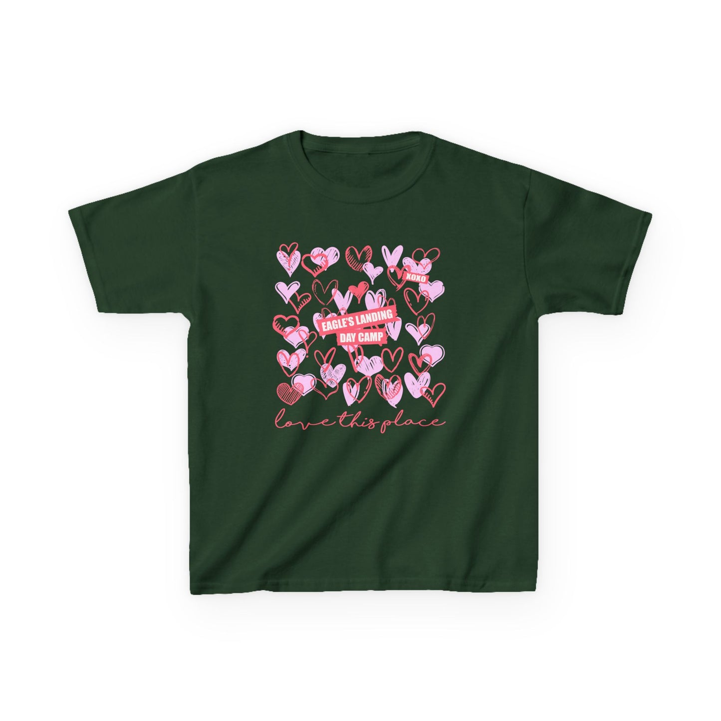 Heartfelt Kids Heavy Cotton Tee - Love This Place Design