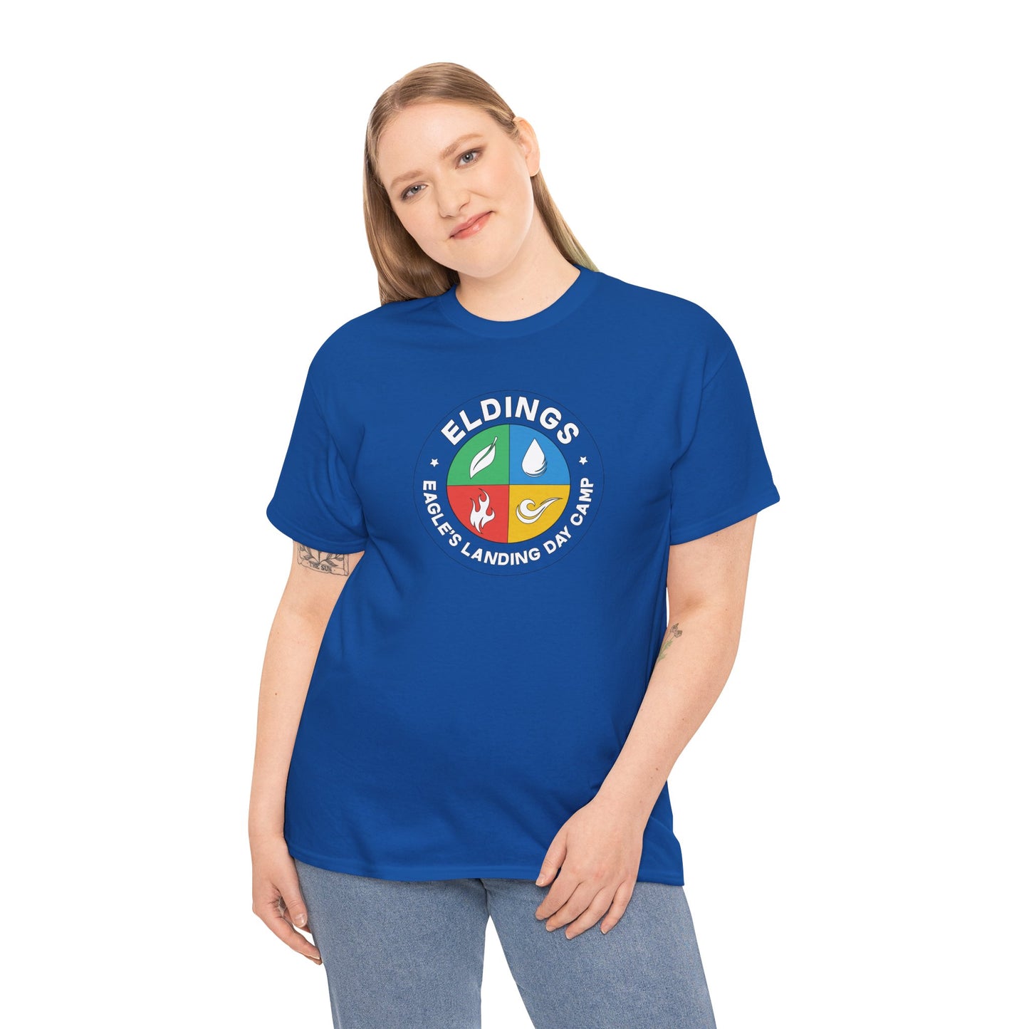 ADULT ELDING Tribal Unisex Heavy Cotton Tee