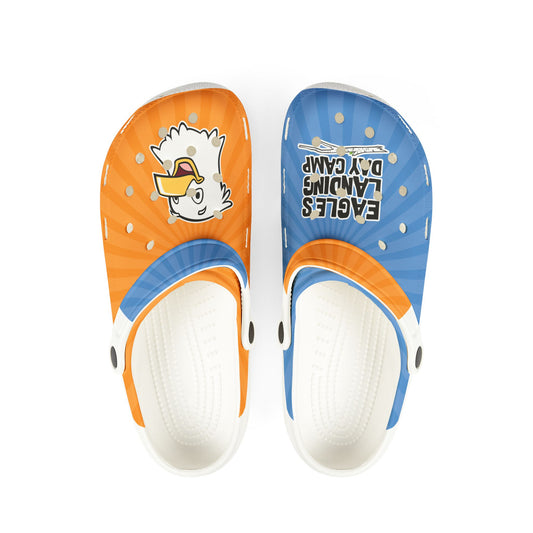 Colorful EVA Foam Rubber Shoes - Fun Eagle Design!
