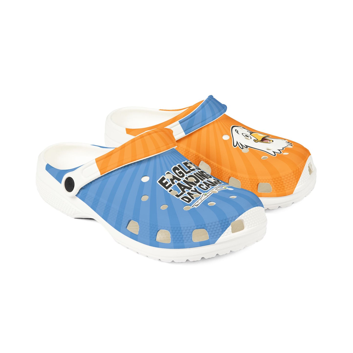 Colorful EVA Foam Rubber Shoes - Fun Eagle Design!