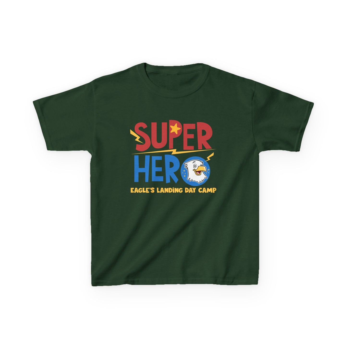 Super Hero Kids Heavy Cotton™ Tee - Eagle's Landing Day Camp