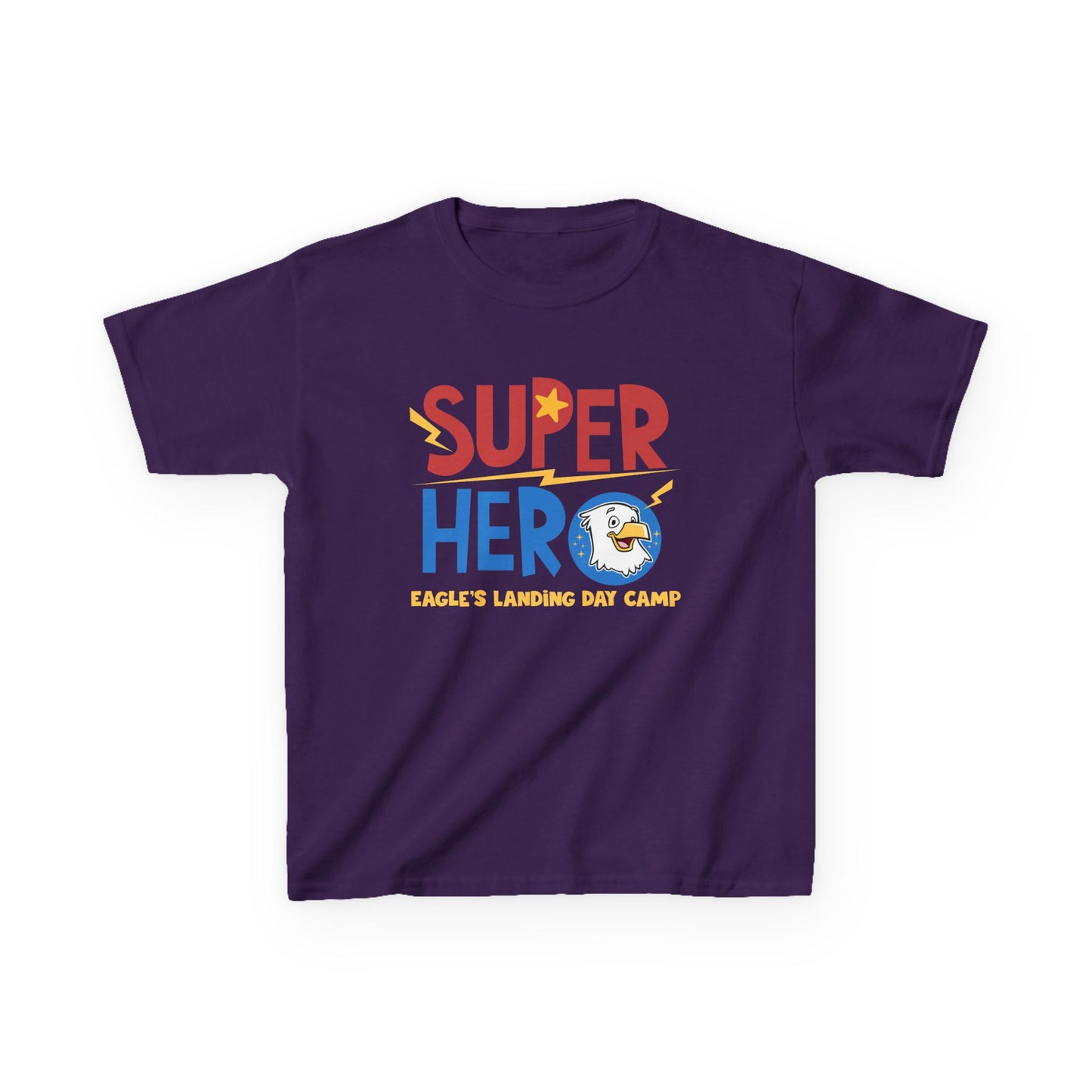 Super Hero Kids Heavy Cotton™ Tee - Eagle's Landing Day Camp