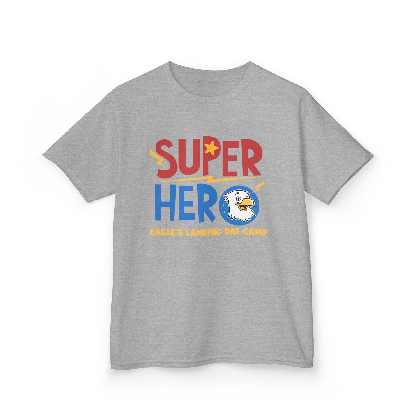 Super Hero Kids Heavy Cotton™ Tee - Eagle's Landing Day Camp