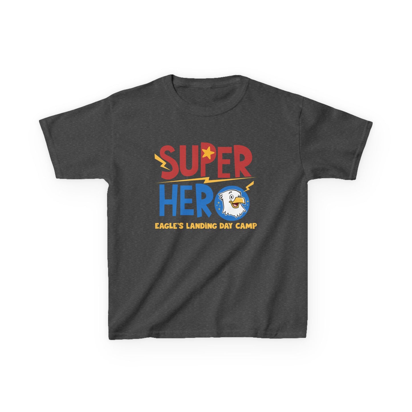 Super Hero Kids Heavy Cotton™ Tee - Eagle's Landing Day Camp