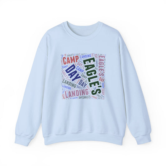Camp Eagles ADULT Unisex Heavy Blend Crewneck Sweatshirt - Perfect for Summer Camp Memories