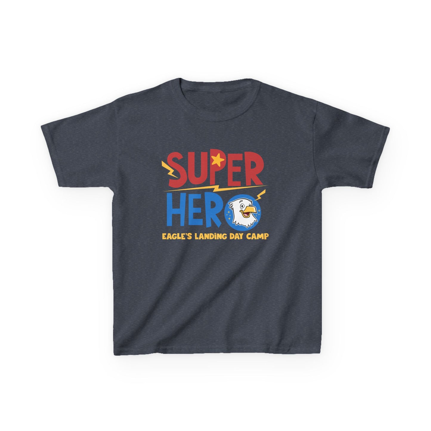 Super Hero Kids Heavy Cotton™ Tee - Eagle's Landing Day Camp