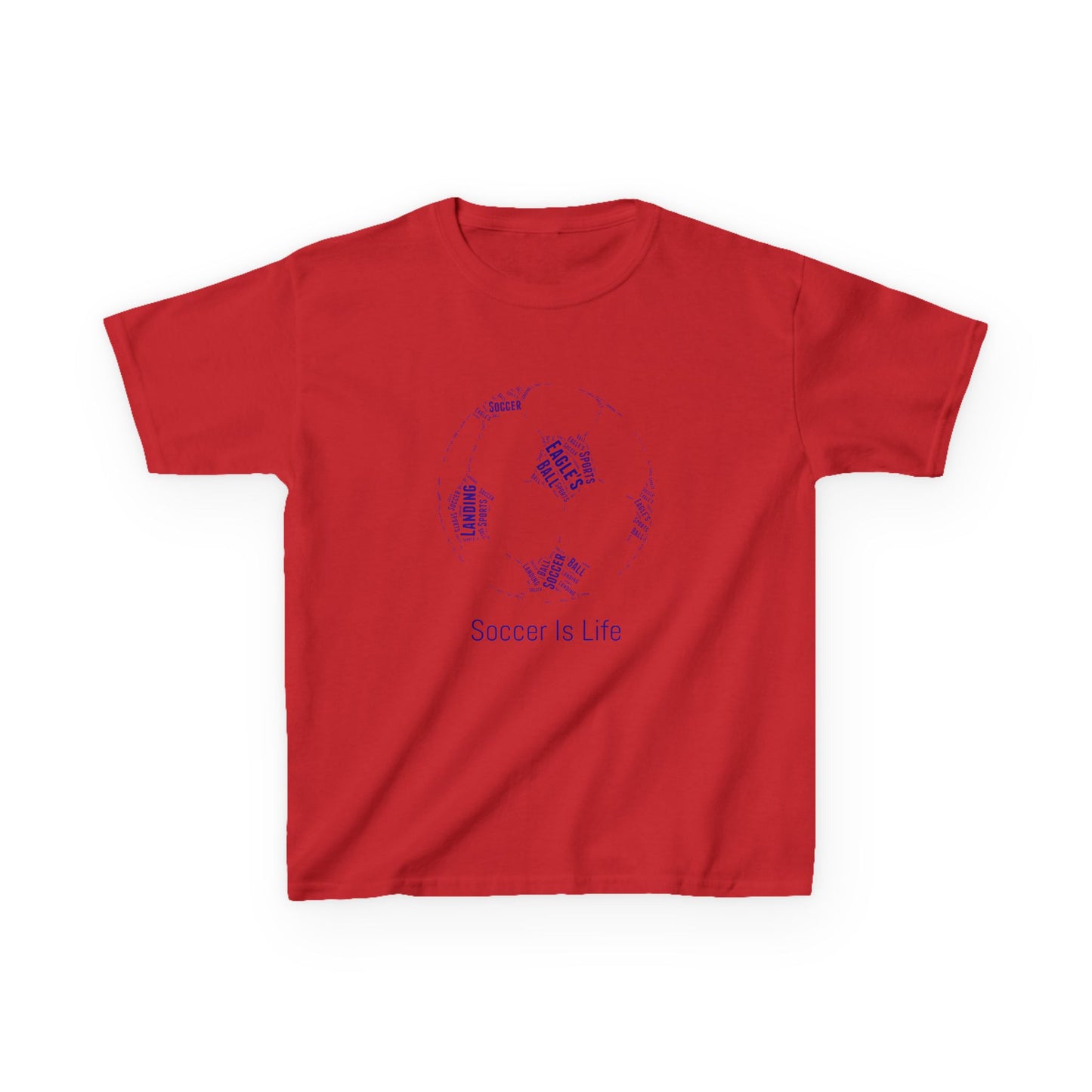 STAFF Soccer Ball Kids Heavy Cotton Tee - Perfect for Young Athletes