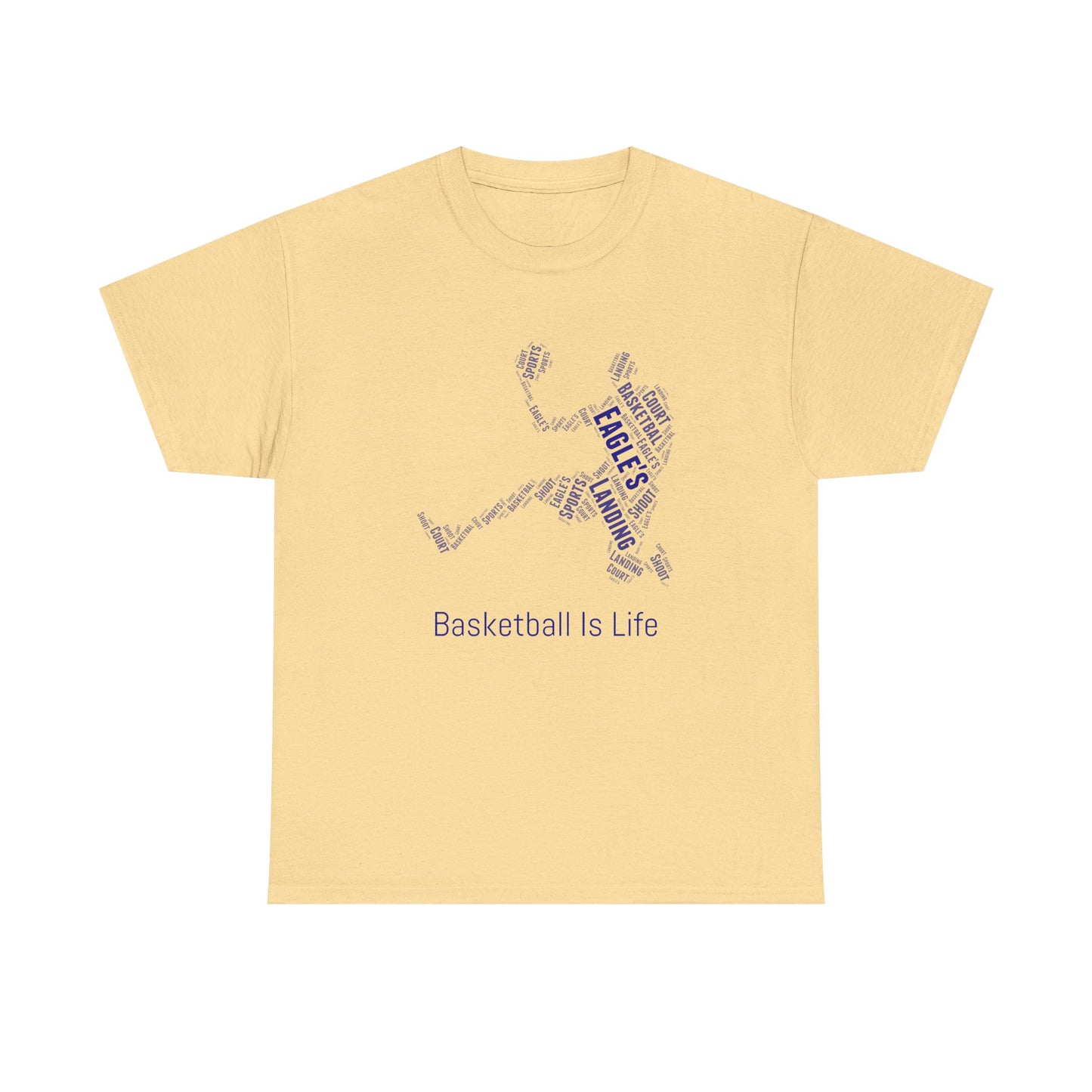 STAFF Basketball Is Life Unisex Heavy Cotton Tee