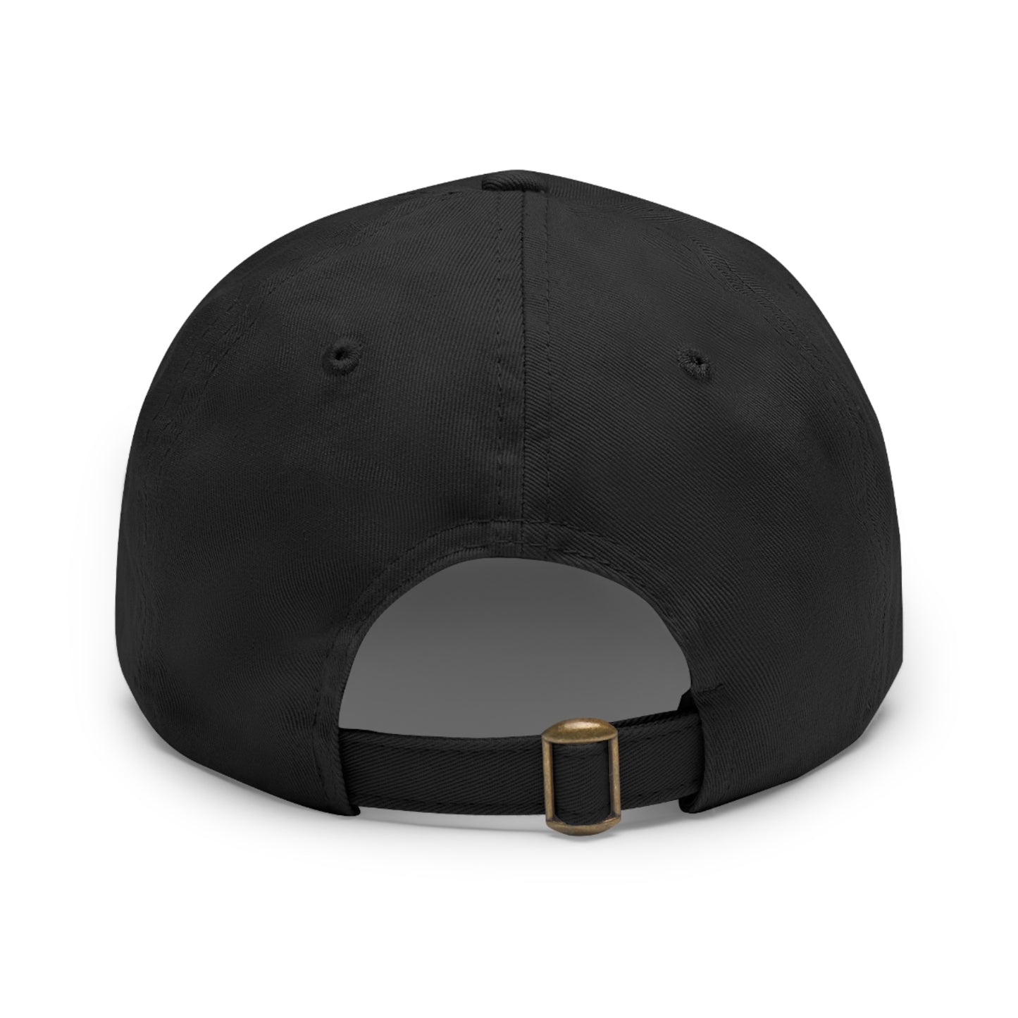 ADULT Hat with Leather Patch (Round)
