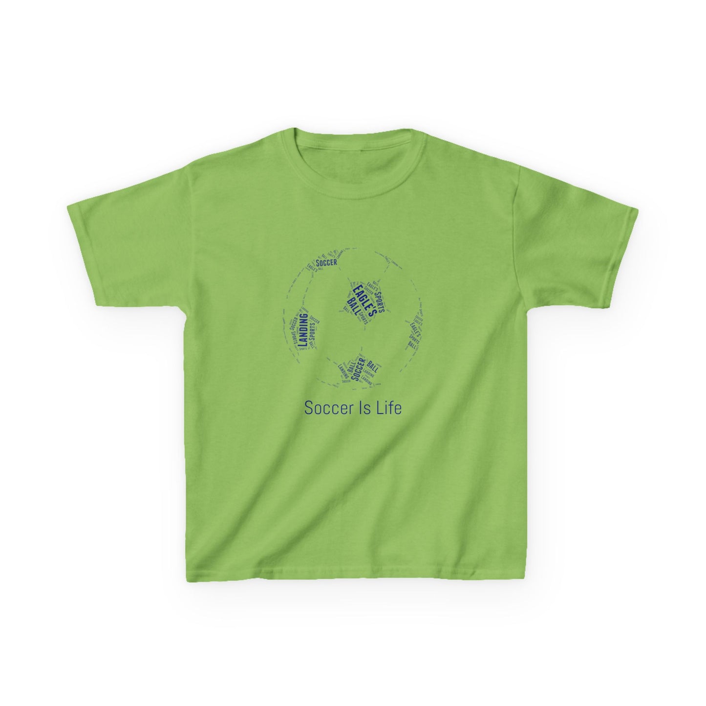STAFF Soccer Ball Kids Heavy Cotton Tee - Perfect for Young Athletes