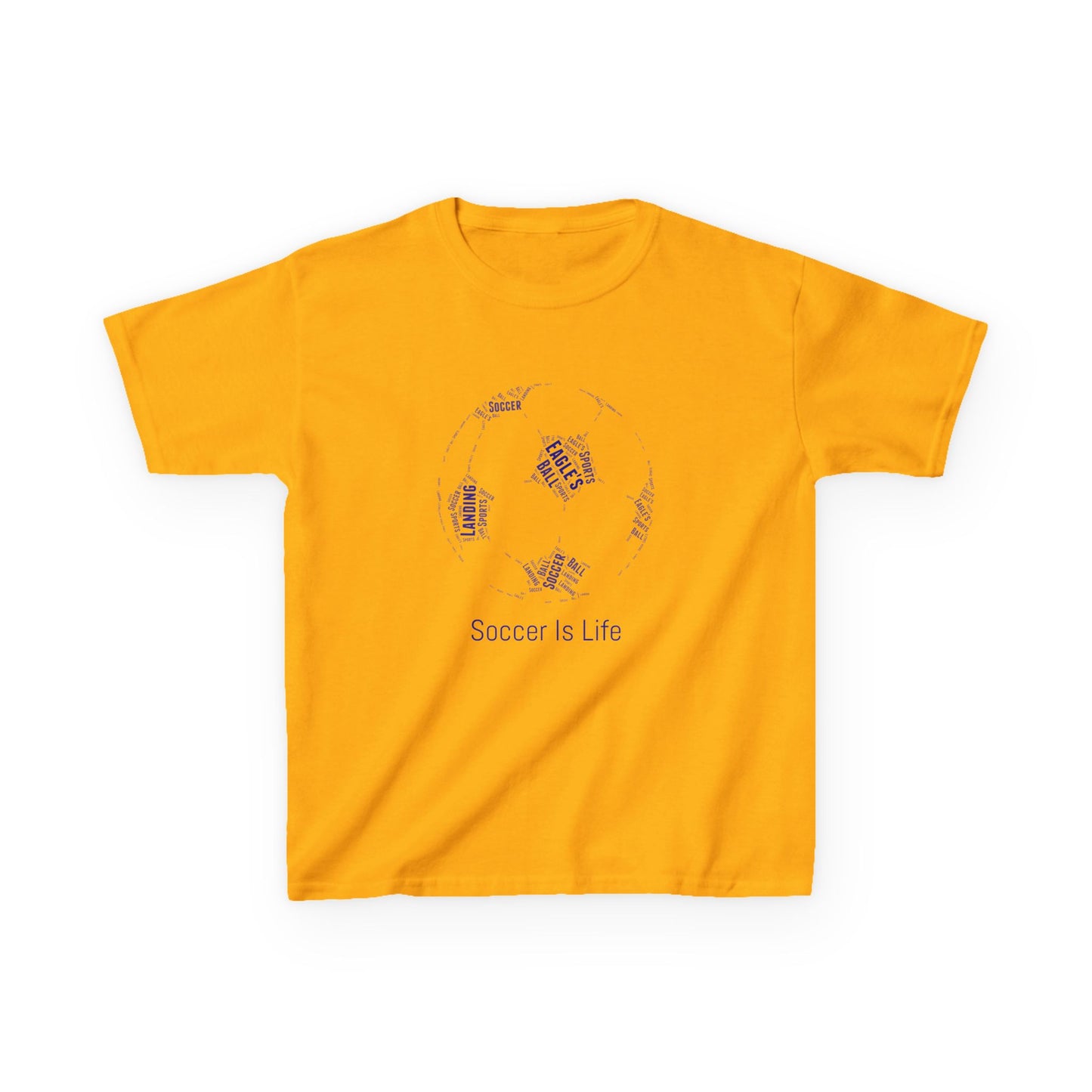 STAFF Soccer Ball Kids Heavy Cotton Tee - Perfect for Young Athletes