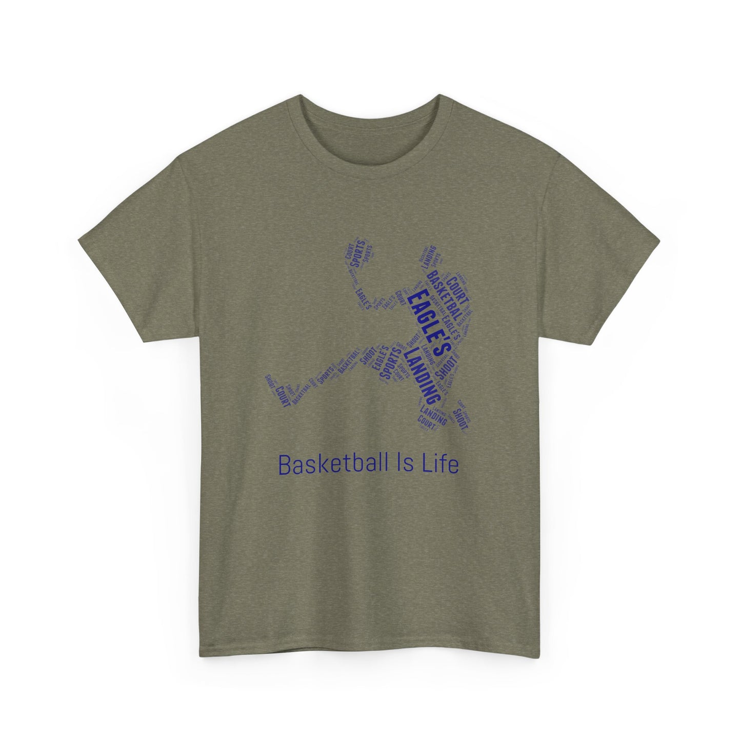STAFF Basketball Is Life Unisex Heavy Cotton Tee