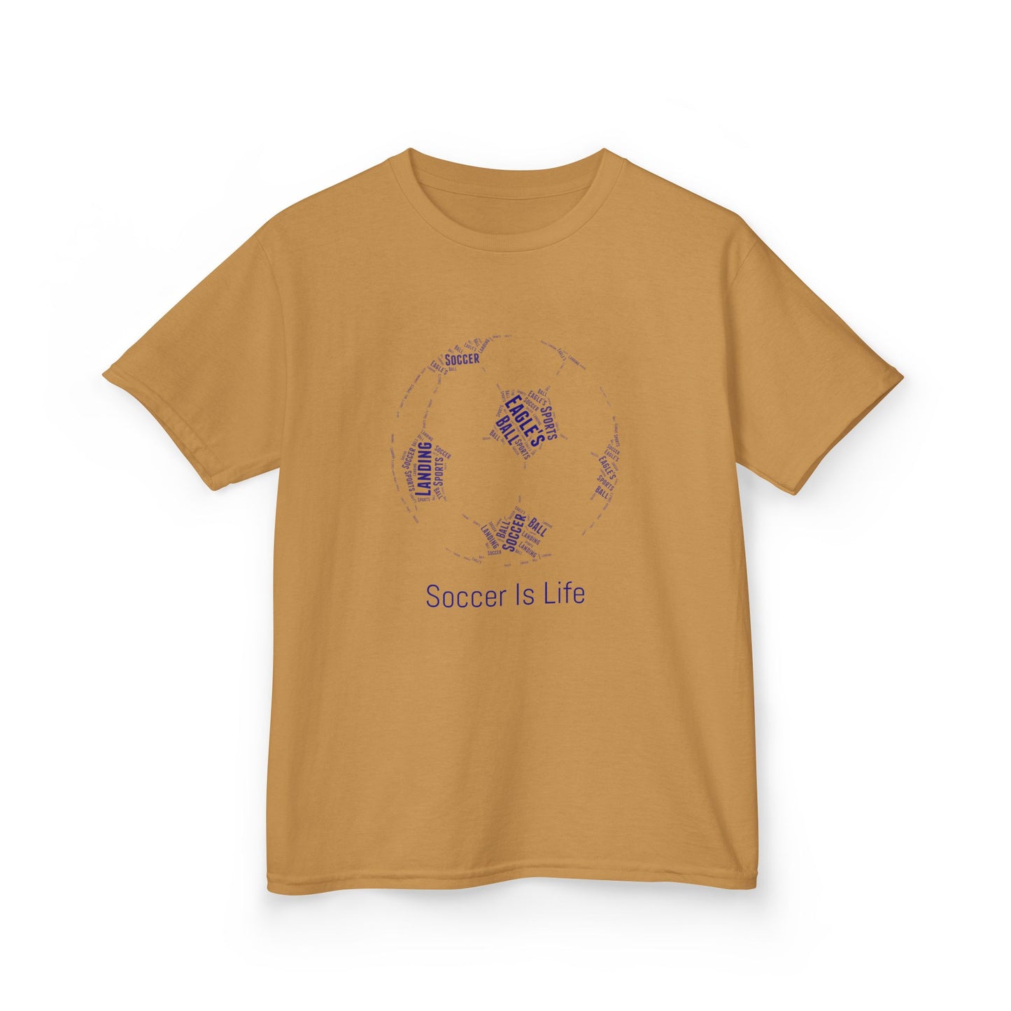 STAFF Soccer Ball Kids Heavy Cotton Tee - Perfect for Young Athletes