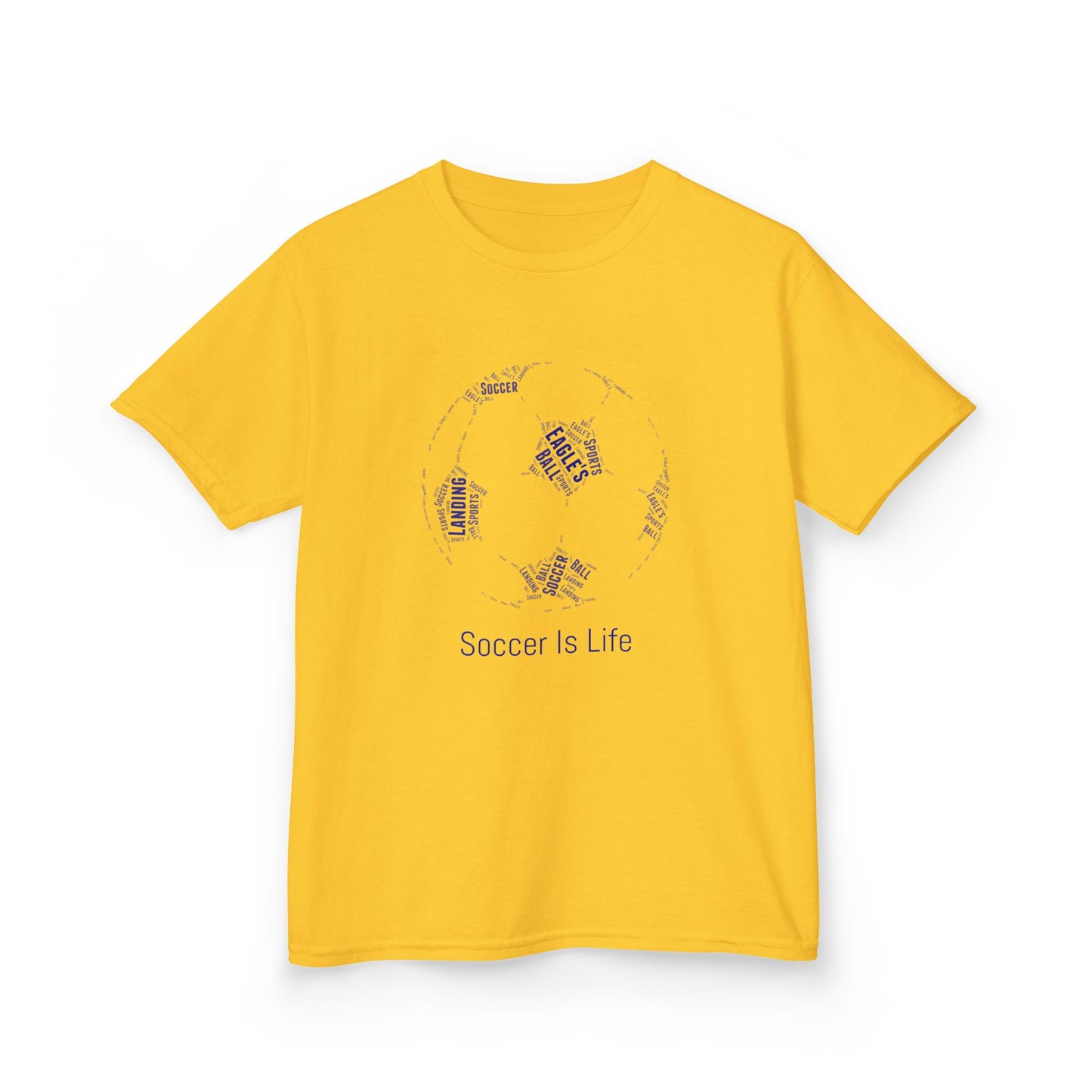 STAFF Soccer Ball Kids Heavy Cotton Tee - Perfect for Young Athletes