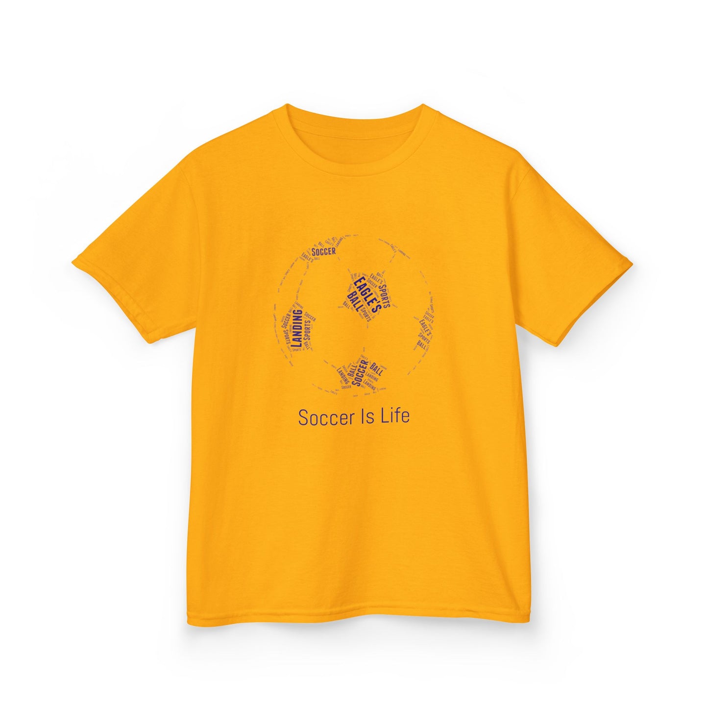 STAFF Soccer Ball Kids Heavy Cotton Tee - Perfect for Young Athletes