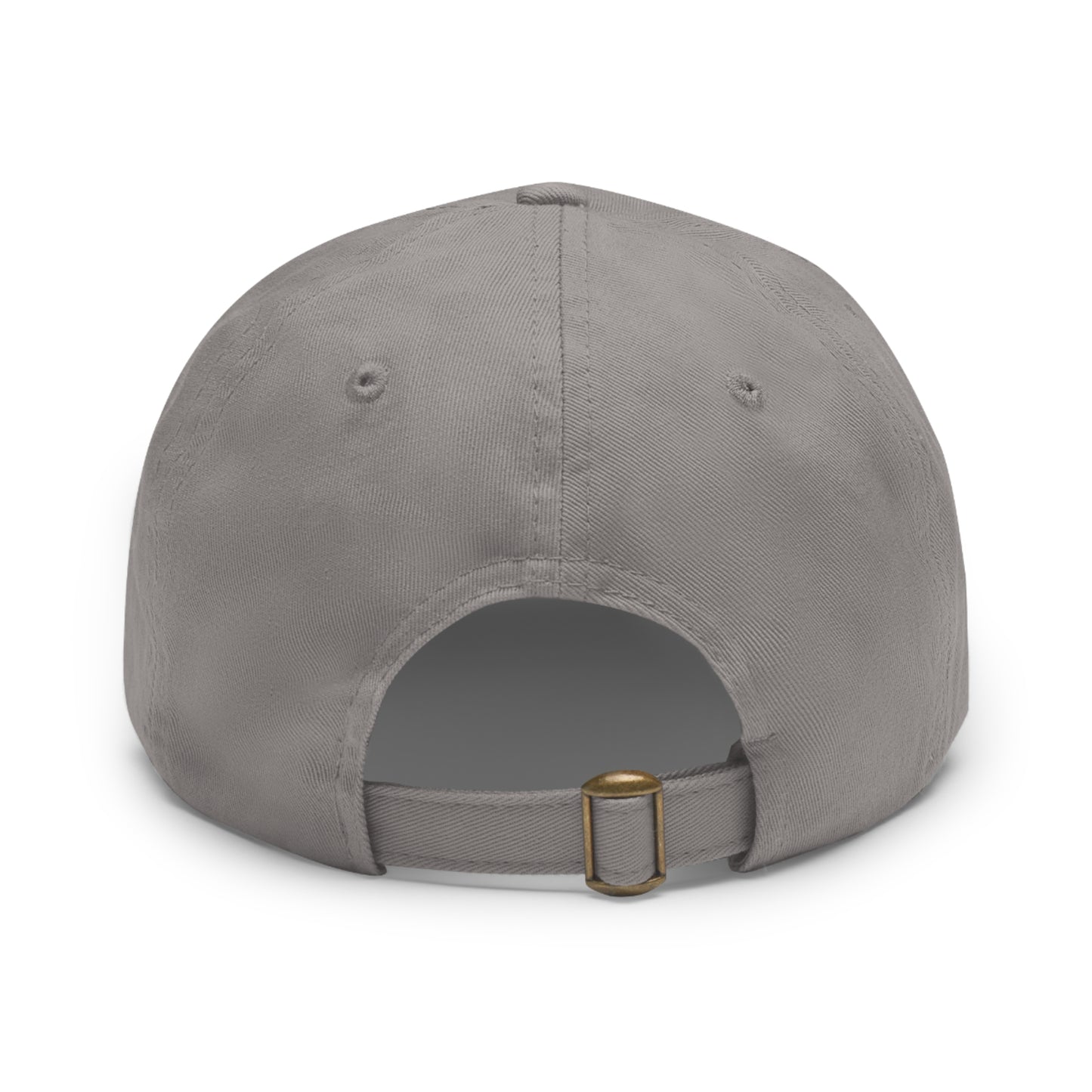 ADULT Hat with Leather Patch (Round)