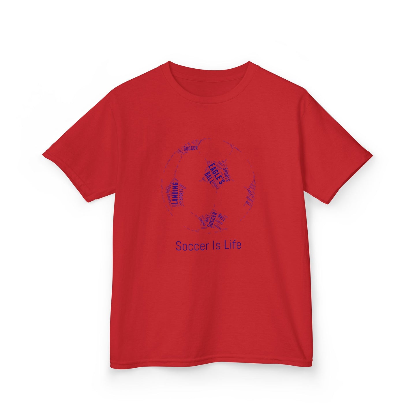 STAFF Soccer Ball Kids Heavy Cotton Tee - Perfect for Young Athletes