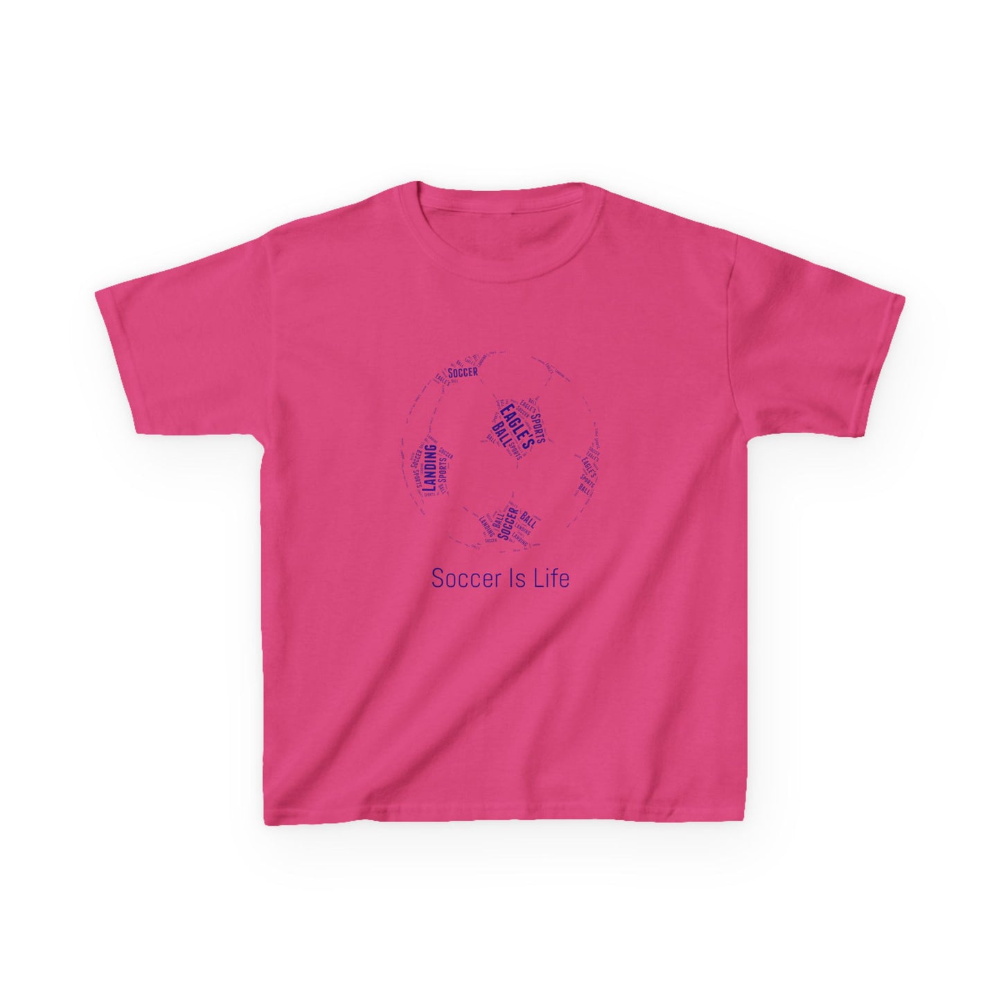 STAFF Soccer Ball Kids Heavy Cotton Tee - Perfect for Young Athletes