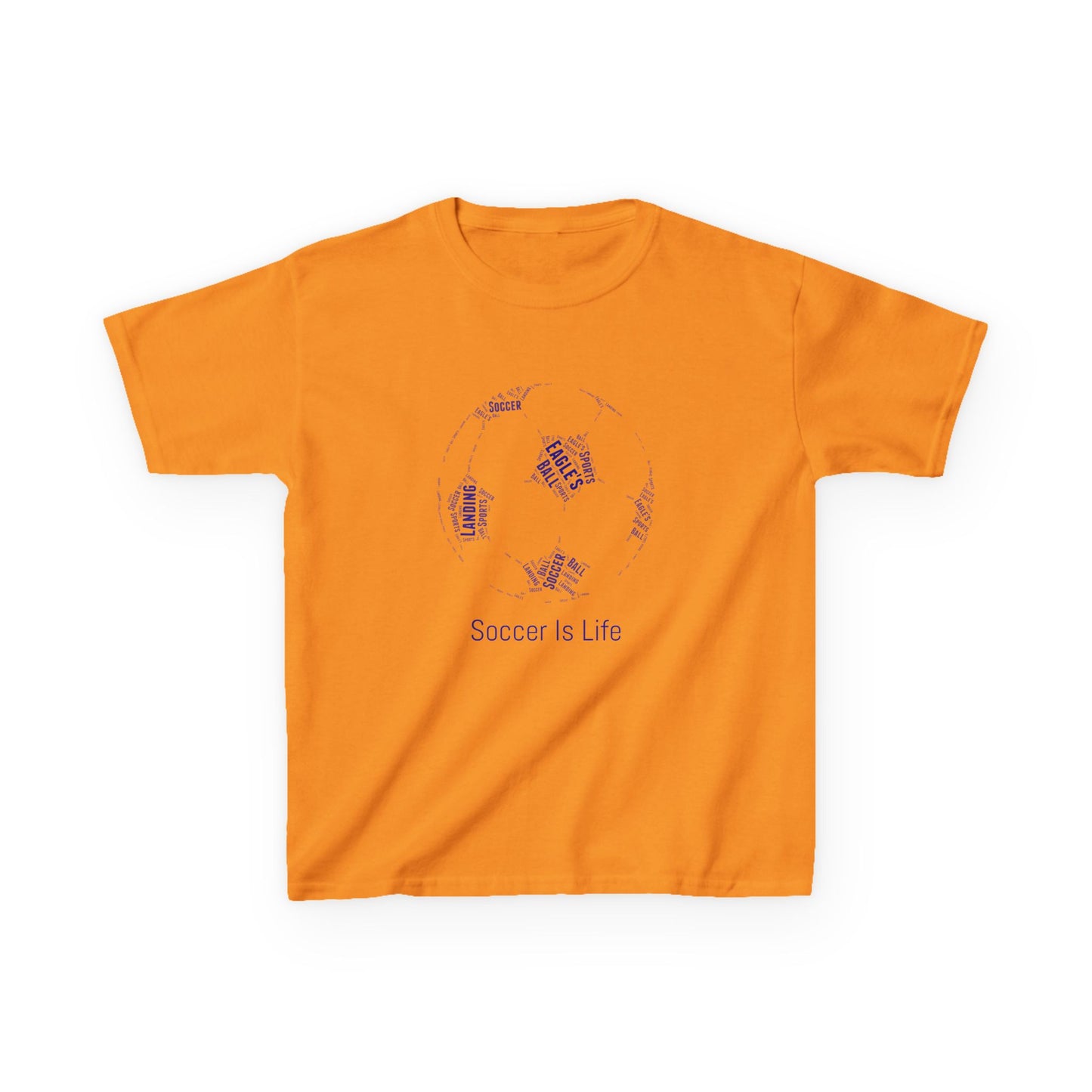 STAFF Soccer Ball Kids Heavy Cotton Tee - Perfect for Young Athletes