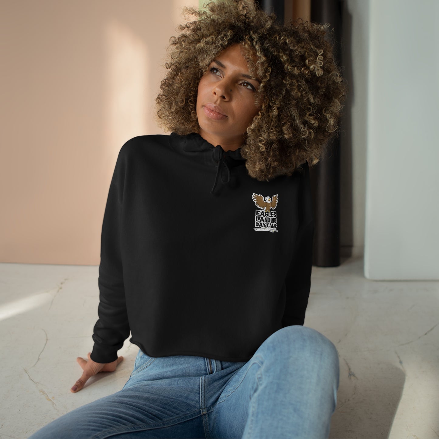 STAFF Crop Hoodie