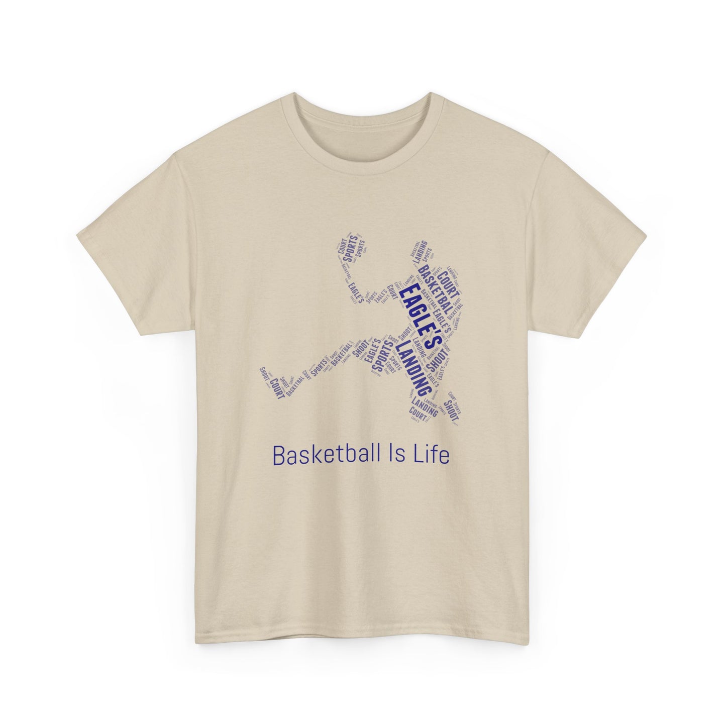 STAFF Basketball Is Life Unisex Heavy Cotton Tee