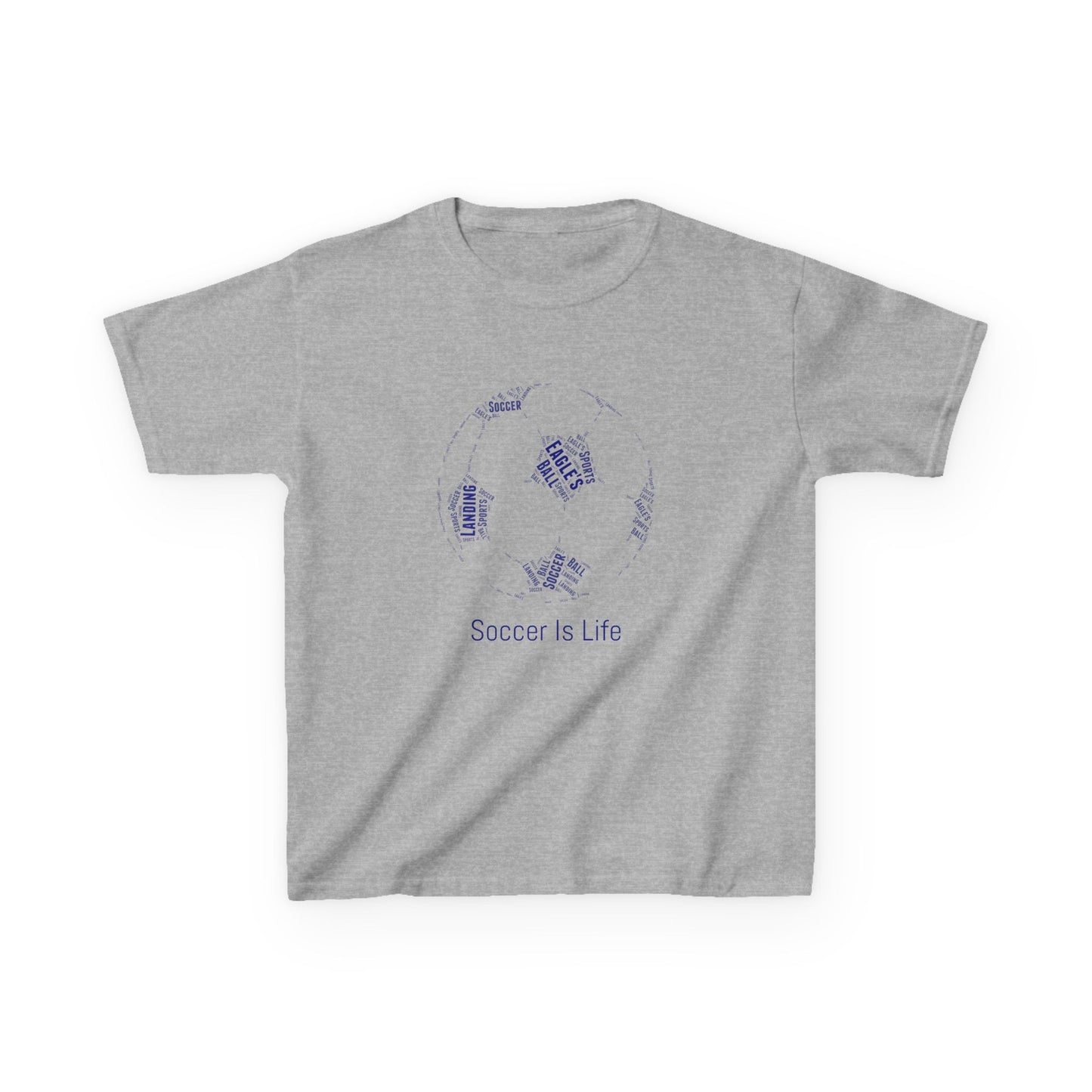 STAFF Soccer Ball Kids Heavy Cotton Tee - Perfect for Young Athletes