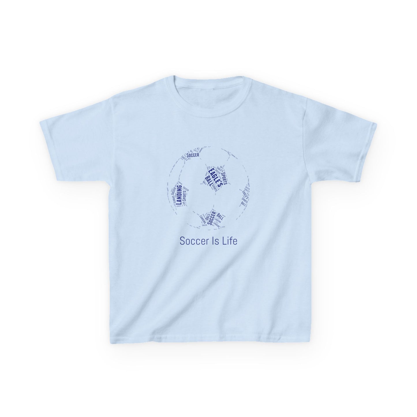 STAFF Soccer Ball Kids Heavy Cotton Tee - Perfect for Young Athletes