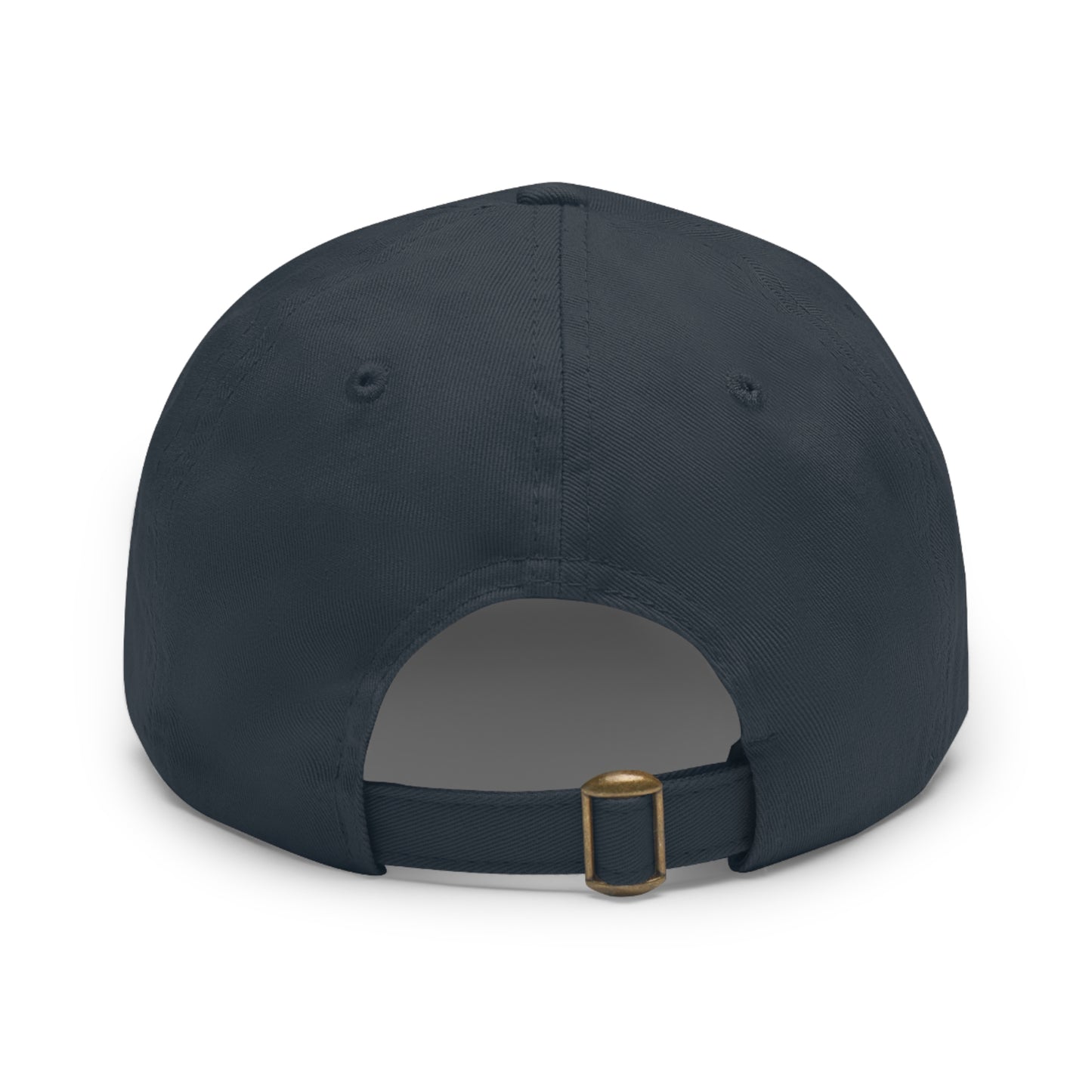 ADULT Hat with Leather Patch (Round)