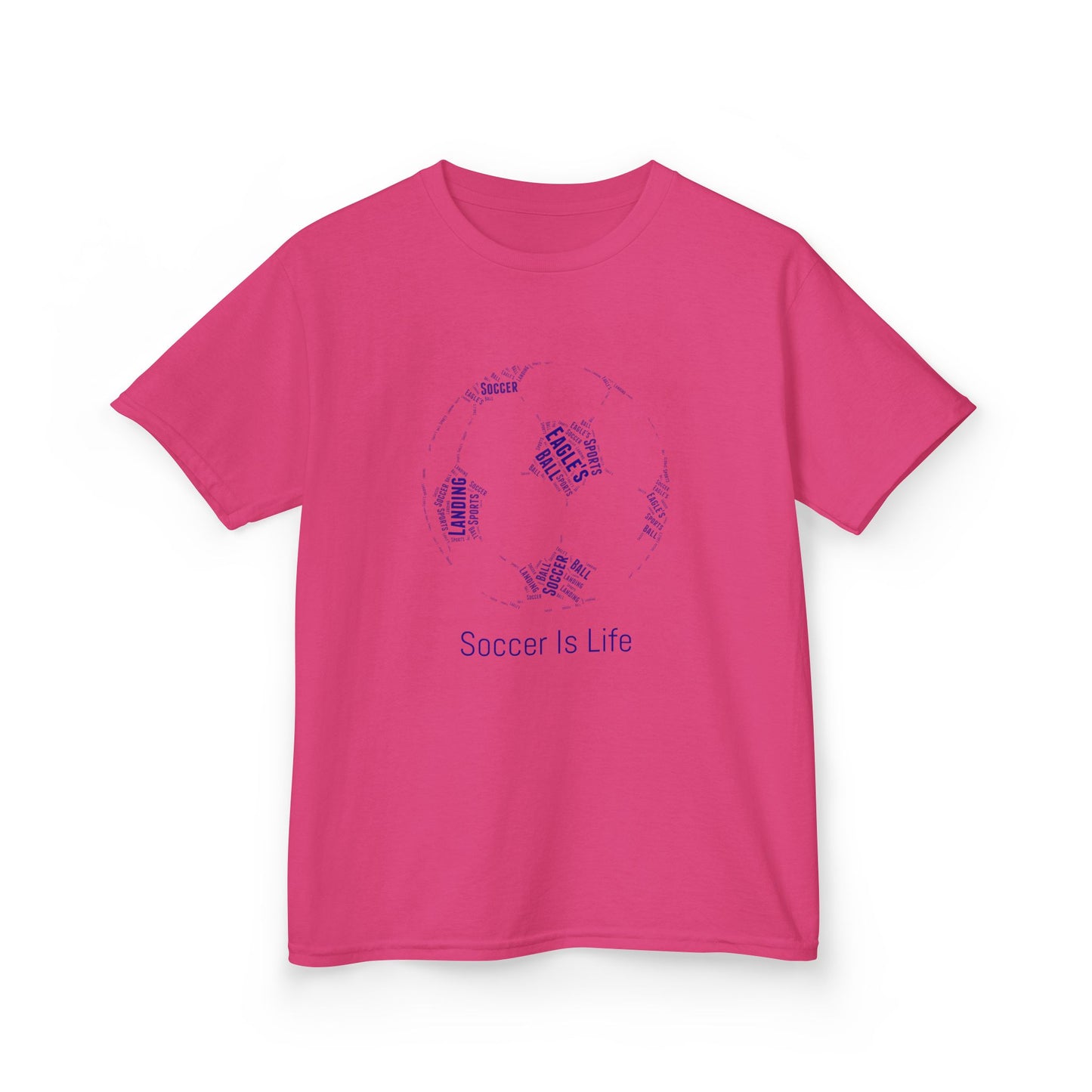 STAFF Soccer Ball Kids Heavy Cotton Tee - Perfect for Young Athletes