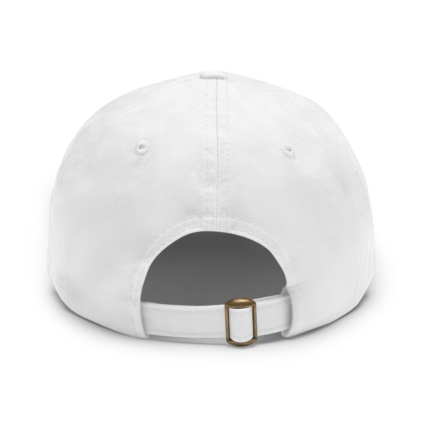 ADULT Hat with Leather Patch (Round)